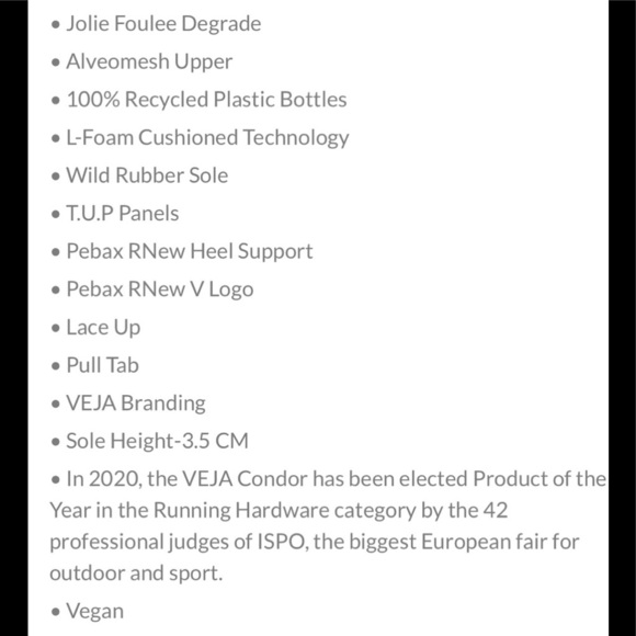 New VEJA × Condor 2 Alveomesh Jolie Sneakers Size 7 or 8 - Picture 5 of 17